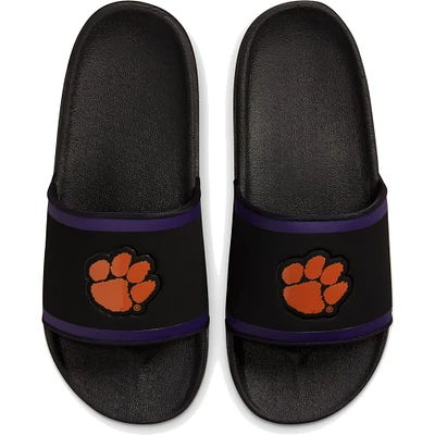 Sandales à enfiler Nike Clemson Tigers Off-Court Wordmark