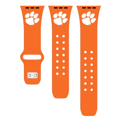 Clemson Tigers Logo Silicone Apple Watch Band