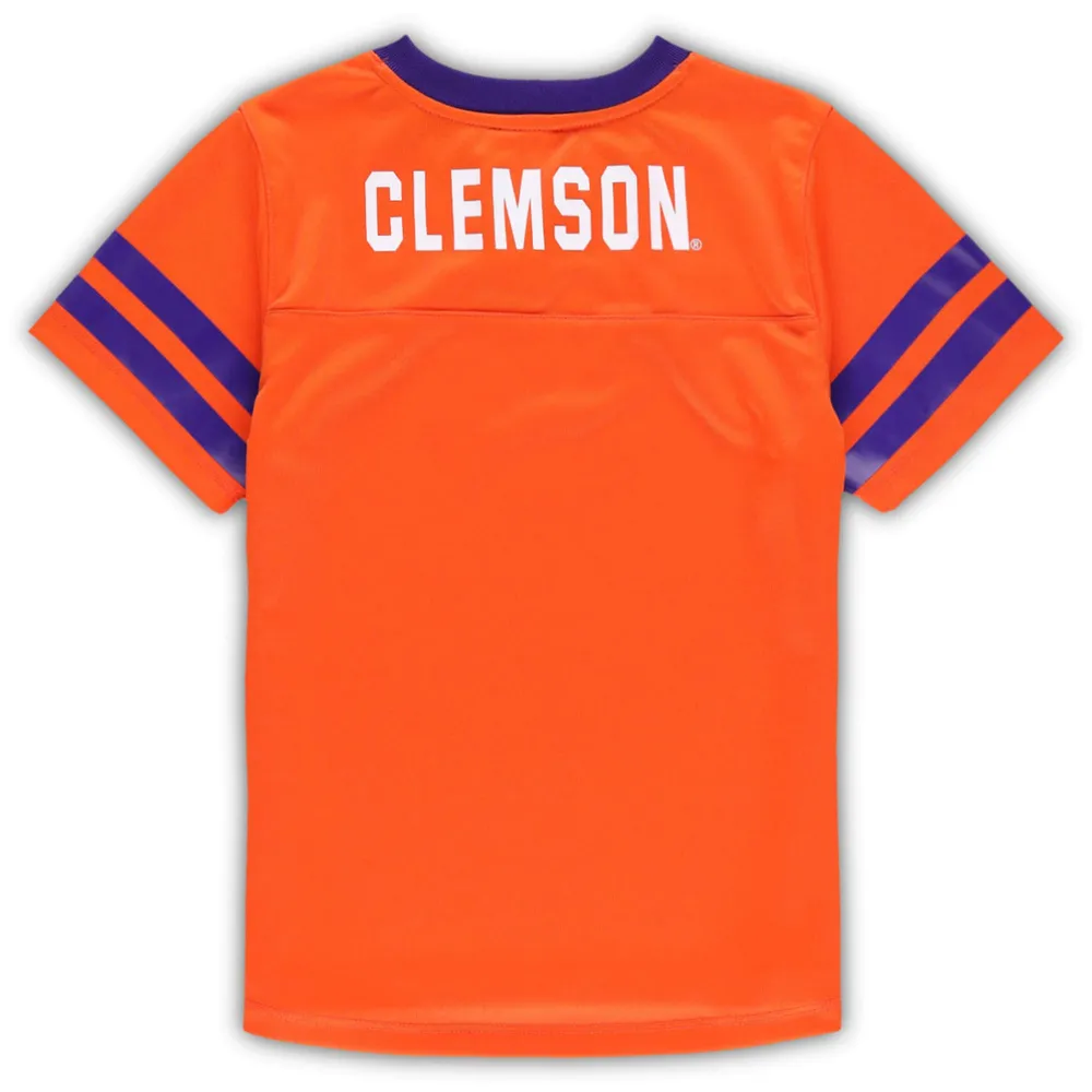 Préscolaire Orange/Violet Clemson Tigers Red Zone Jersey & Pantalon Set