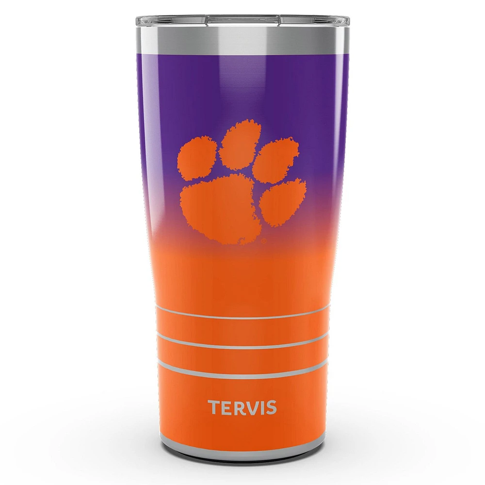 Tigres de Tervis Clemson 20 oz. Gobelet en acier inoxydable Ombre