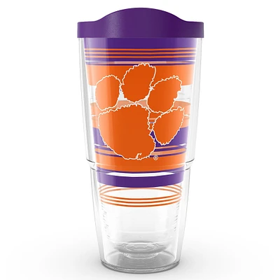 Tigres de Tervis Clemson 24 oz. Gobelet classique à rayures Hype