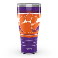 Tervis Clemson Tigres 30oz. Gobelet en acier inoxydable à rayures Hype