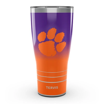 Tervis  Clemson Tigers 30oz. Ombre Stainless Steel Tumbler