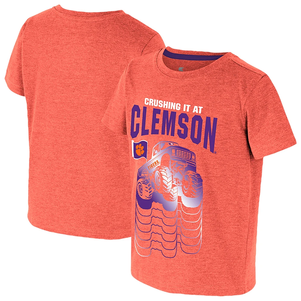 T-shirt orange pour tout-petits Colosseum Clemson Tigers Crushing It