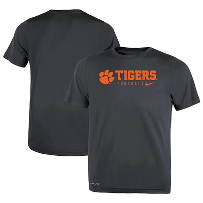 Toddler Nike Black Clemson Tigers Sideline Legend Performance T-Shirt