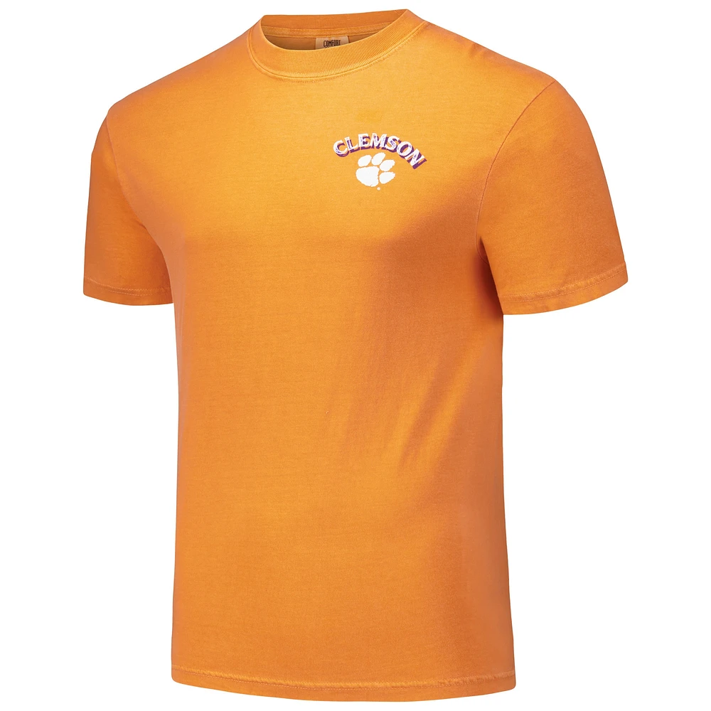 T-shirt unisexe orange Clemson Tigers Hyper Local Painted Campus