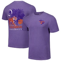 Unisex Purple Clemson Tigers Hyper Local Palmetto Tiger T-Shirt