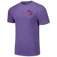 T-shirt unisexe violet Clemson Tigers Hyper Local Palmetto Tiger