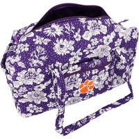 Vera Bradley Clemson Tigers Rain Garden Large Travel Duffel Bag