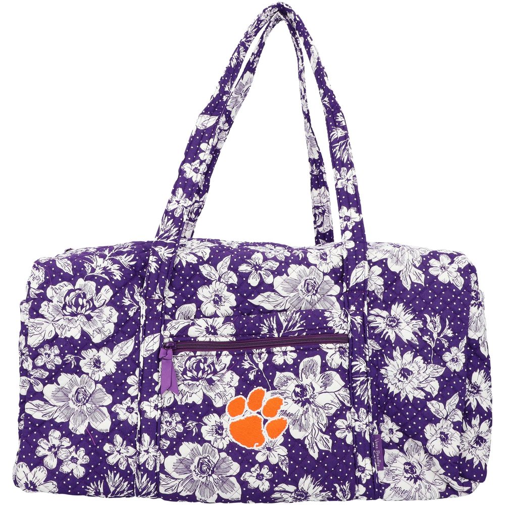 Vera Bradley Clemson Tigers Rain Garden Large Travel Duffel Bag