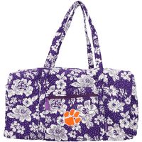 Vera Bradley Clemson Tigers Rain Garden Large Travel Duffel Bag