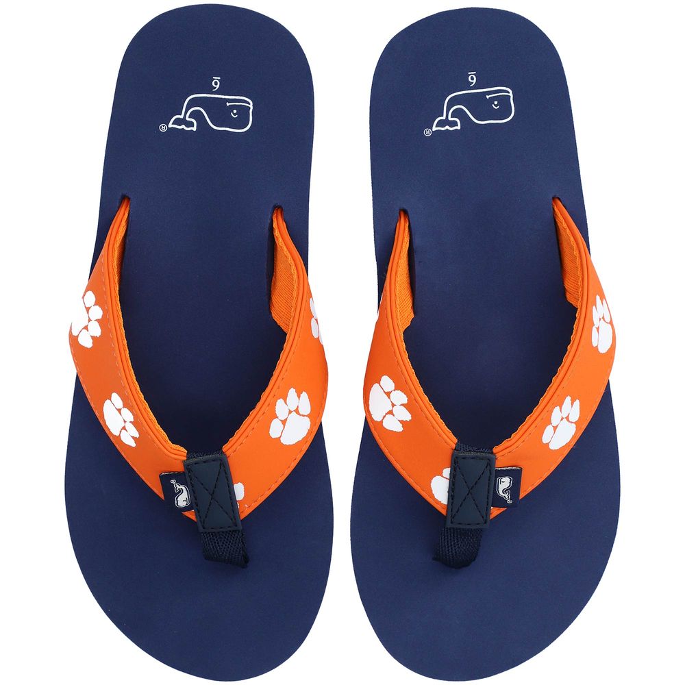 Vineyard Vines Orange Clemson Tigers Flip Flops