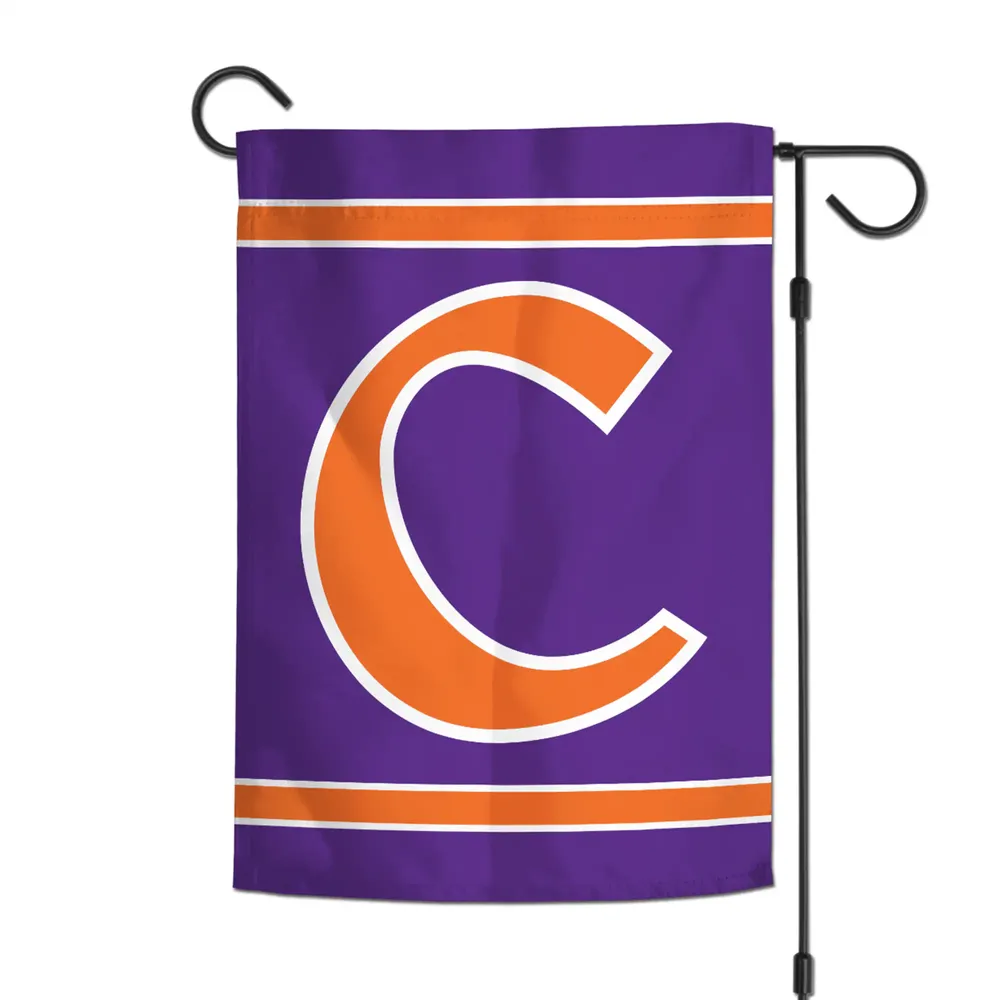 Drapeau de jardin double face 12" x 18" Clemson Tigers de WinCraft