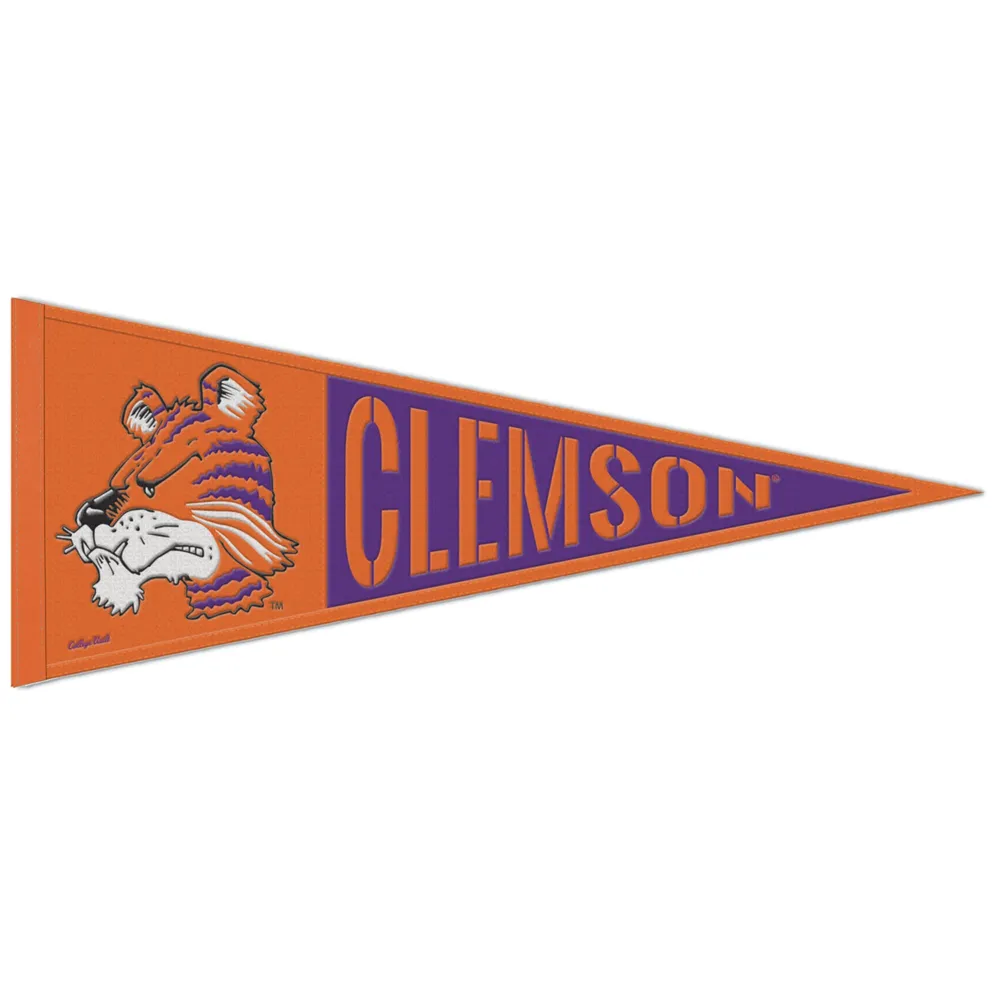 Fanion de voûte WinCraft Clemson Tigers 13" x 32"