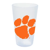 WinCraft Clemson Tigres 16oz. Verre à pinte en silicone Icicle