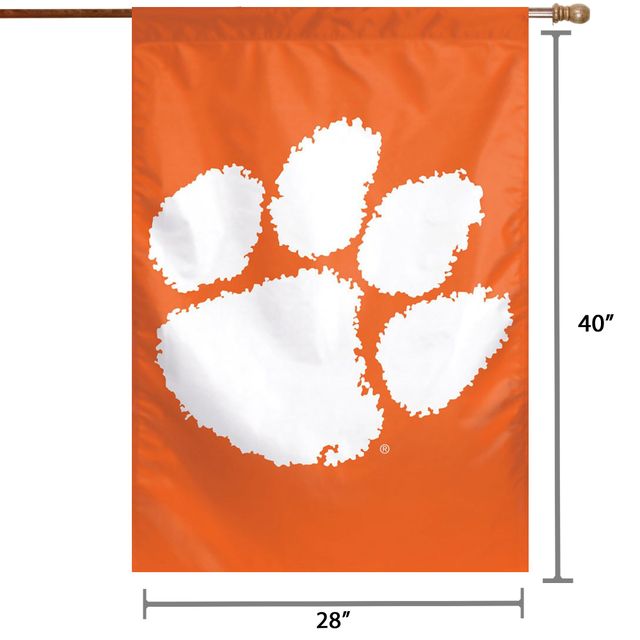 WinCraft Clemson Tigers 71,1 x 101,6 cm Grand logo House Flag