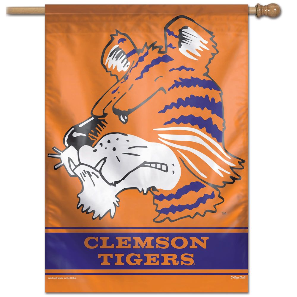 WinCraft Clemson Tigers 28" x 40" College Vault Single-Sided Vertical Banner