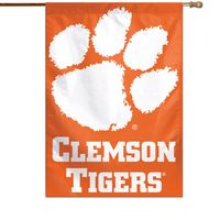 WinCraft Clemson Tigers 28" x 40" Logo Single-Sided Vertical Banner