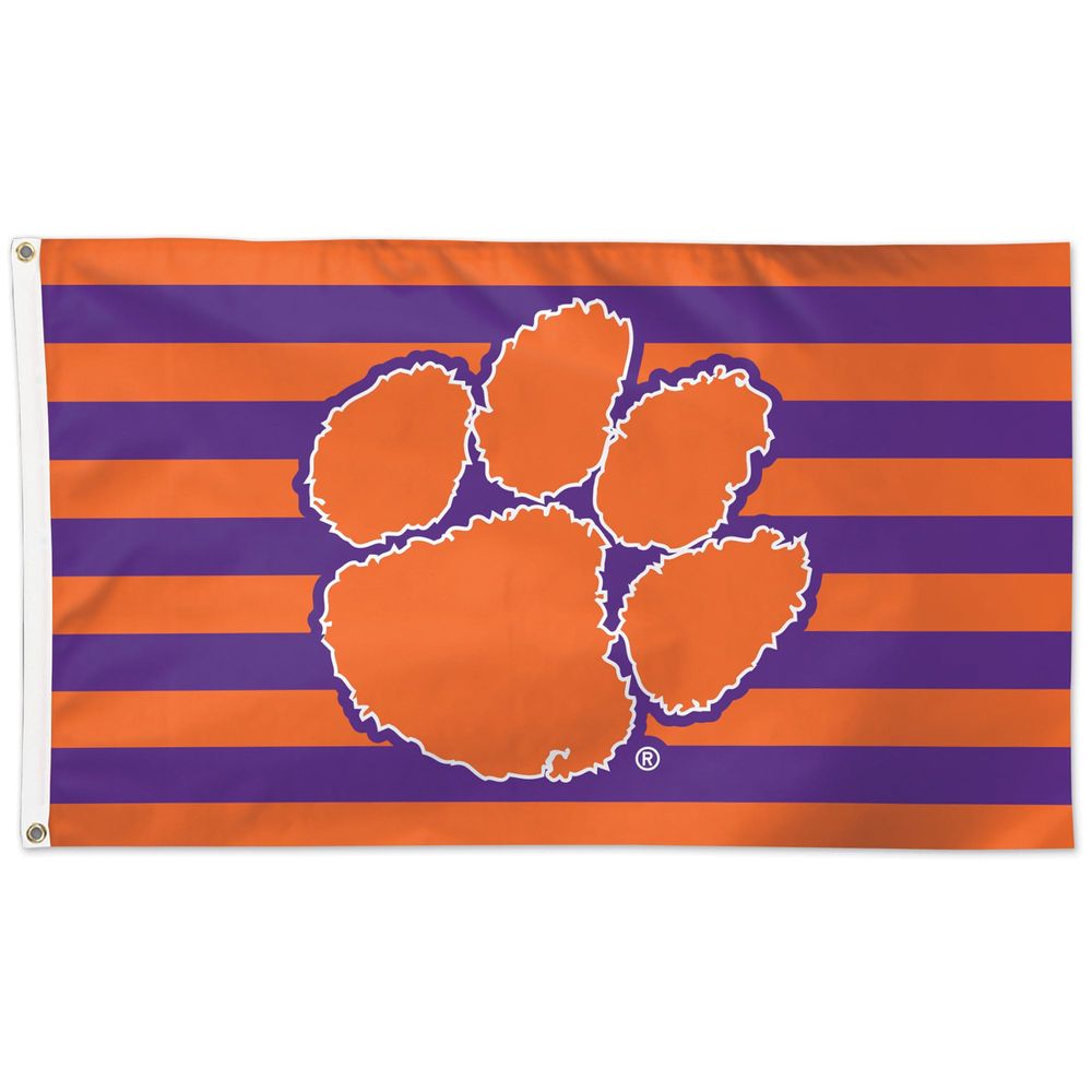 WinCraft Clemson Tigers 3' x 5' Stars & Stripes One-Sided Flag