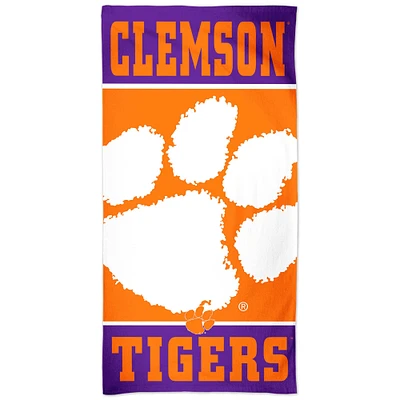 Serviette de plage Spectra WinCraft Clemson Tigers 76,2 x 152,4 cm