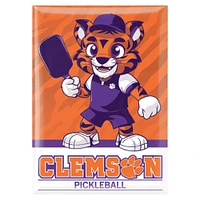 WinCraft Clemson Tigers Aimant de réfrigérateur Pickleball 3,5" x 2,5"