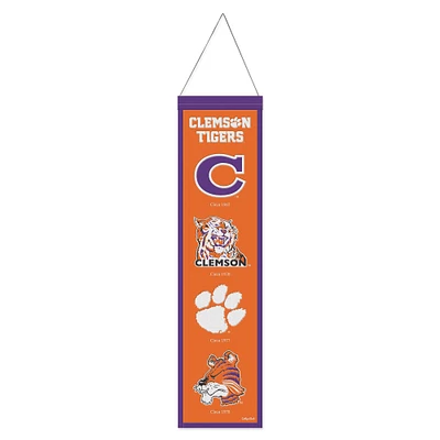 WinCraft  Clemson Tigers 8" x 32" College Vault Evolution Banner