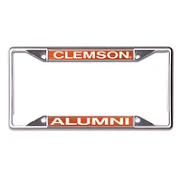 Cadre de plaque d'immatriculation en métal découpé au laser WinCraft Clemson Tigers Alumni School Supporter