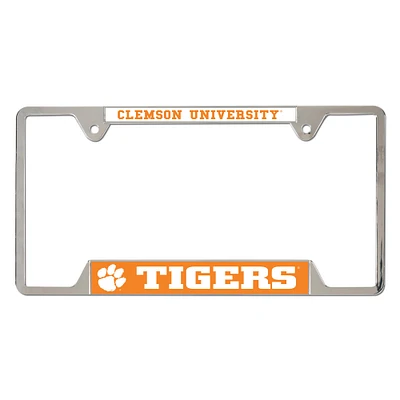 Cadre de plaque d'immatriculation WinCraft Clemson Tigers