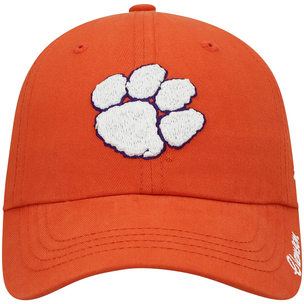 Casquette '47 Orange Clemson Tigers Miata Clean Up Logo pour femme