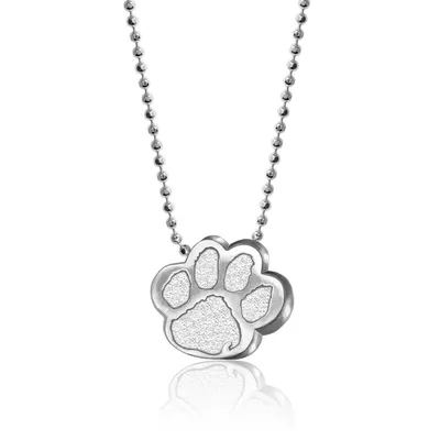 Clemson Tigers Alex Woo Women's Little Collegiate Sterling Silver Necklace