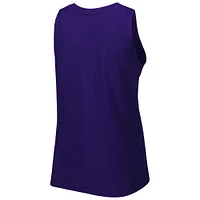 Women's Champion Purple Clemson Tigers Arch Logo Tank Top