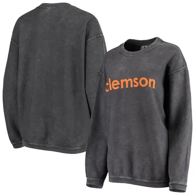 Clemson Tigers chicka-d Women's Corded Pullover Sweatshirt - Charcoal
