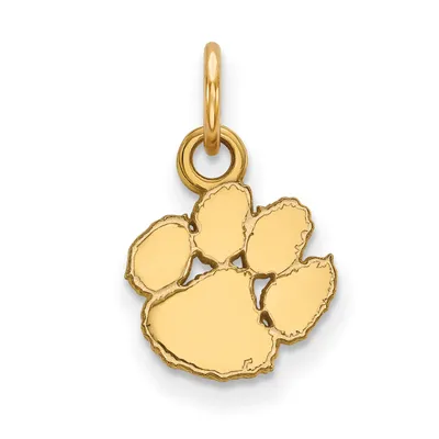 Clemson Tigers Women's Gold Plated XS Pendant