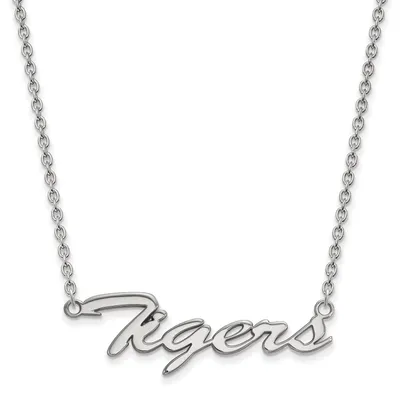 Clemson Tigers Women's Sterling Silver Script Necklace