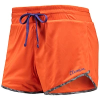 Short Clemson Tigers Fun Stuff réversible orange/charbon pour femmes Colosseum