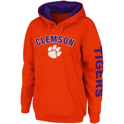 Clemson Tigers Colosseum Women's Loud and Proud Pullover Hoodie - Orange