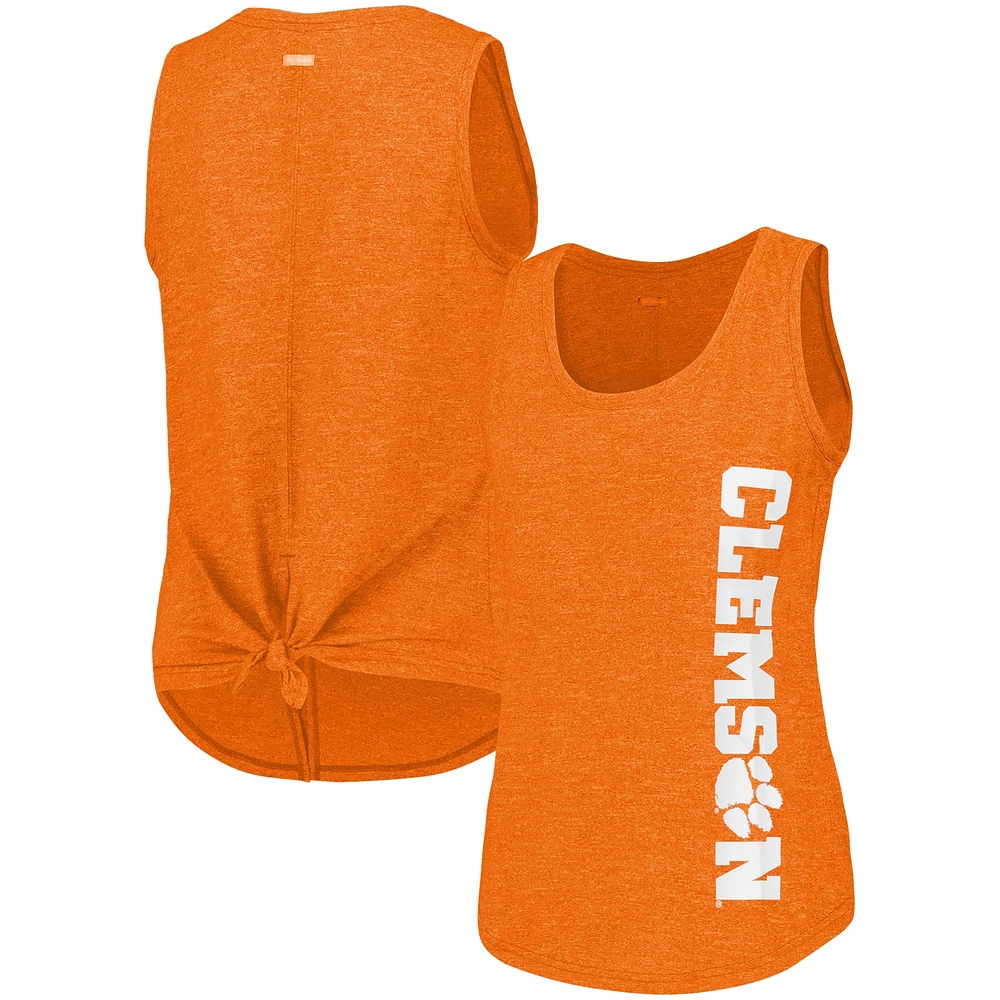 Débardeur orange Columbia Clemson Tigers Cades Cape Omni-Wick Tri-Blend pour femme