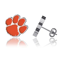 Women's Dayna Designs Clemson Tigers Enamel Post Earrings