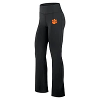 Legging évasé noir pour femme Fanatics Clemson Tigers Training Camp Maxed Out