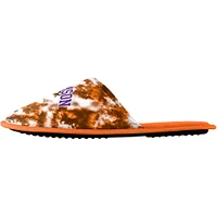 Chaussons FOCO Clemson Tigers Iconic Logo Scuff pour femme