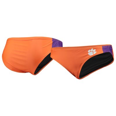 Women's FOCO Orange Clemson Tigers Wordmark Bikini Bottom
