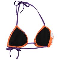 Women's FOCO Orange Clemson Tigers Wordmark Bikini Top