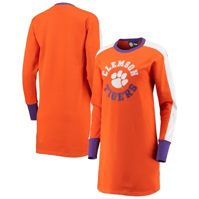 Clemson Tigers G-III 4Her by Carl Banks Women's Hurry-Up Offense Dress - Orange/Purple