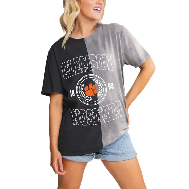 Gameday Couture Women's M/L Florida Gators Gray/Striped Oversized Shirt