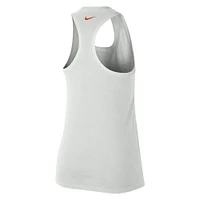 Women's Nike  Gray Clemson Tigers Game Time Tank Top