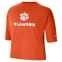 T-shirt Nike Orange Clemson Tigers pour femme