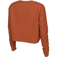 Women's Nike Orange Clemson Tigers Est. Cropped Long Sleeve T-Shirt