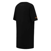 Mini-robe t-shirt Pro Standard noire ton sur neutre des Clemson Tigers pour femmes