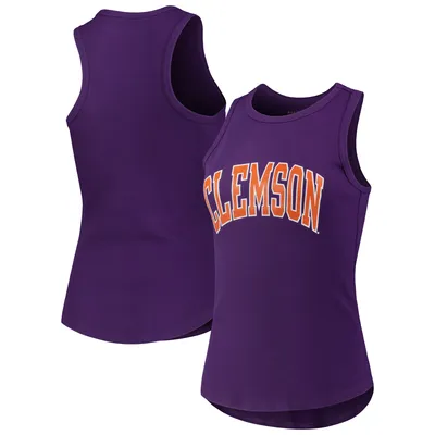 Clemson Tigers Women's Adrienne Tank Top - Purple