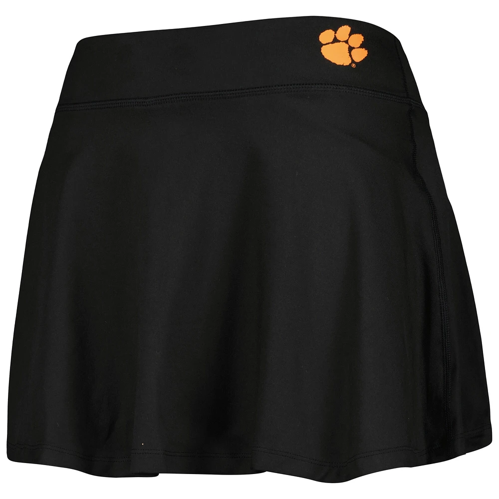 Women's ZooZatz Black Clemson Tigers Flowy Skort